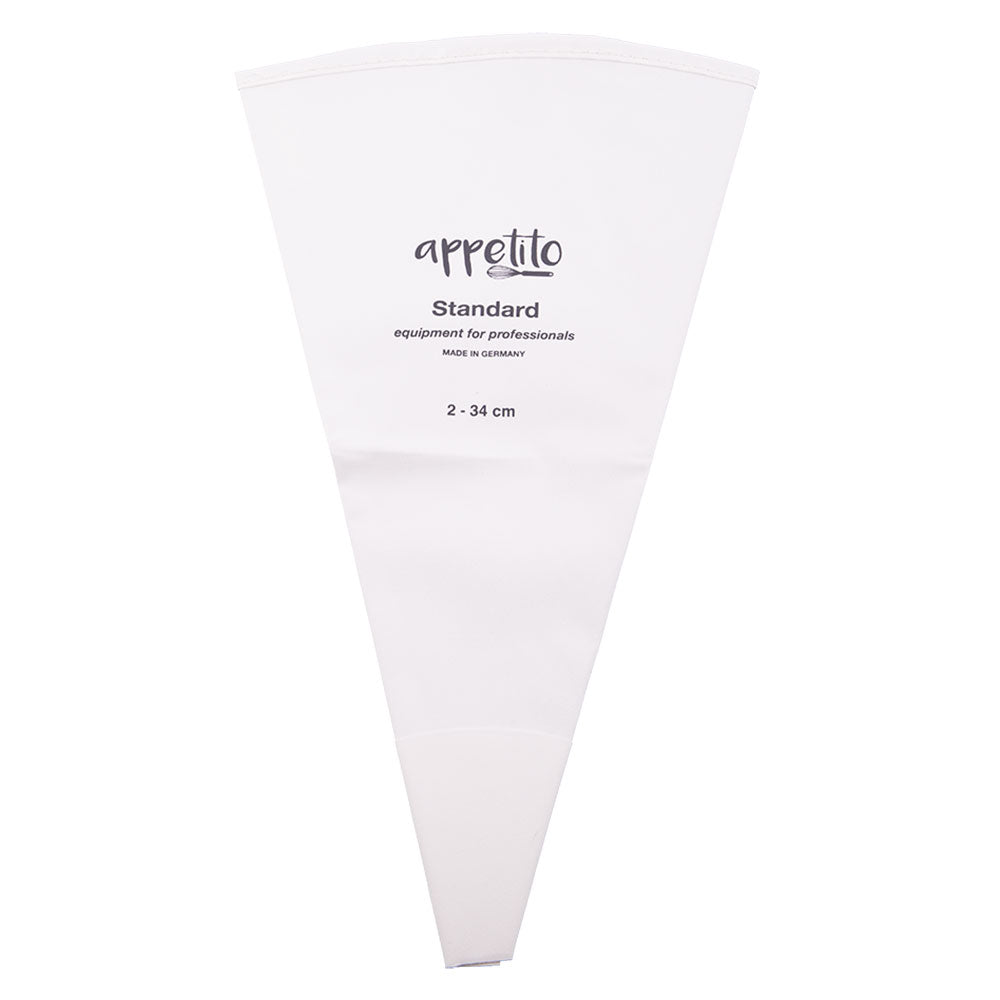 Appetito Standard-Spritzbeutel aus Baumwolle und PVC (weiß)