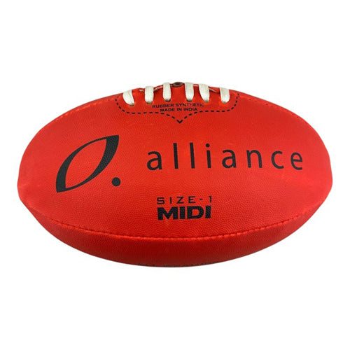 Alliance Synthetic Aussie Rules Football Size 1 (Red)