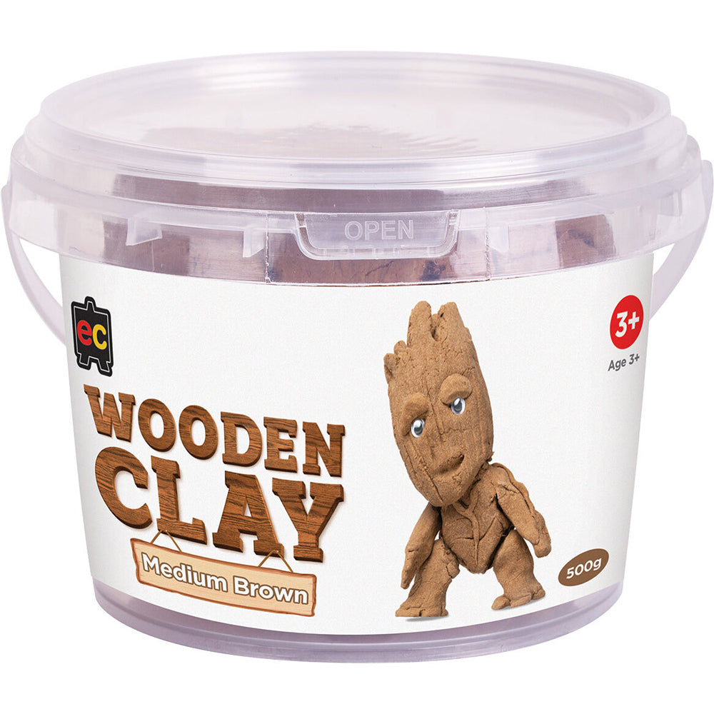 Educational Colours Wooden Clay 500g