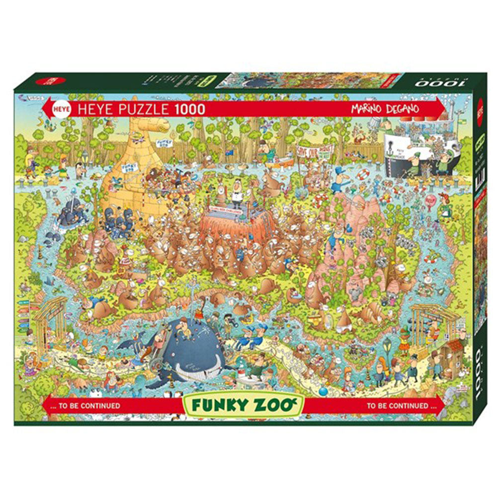 Heye Funky Zoo Puzzle 1000 Teile