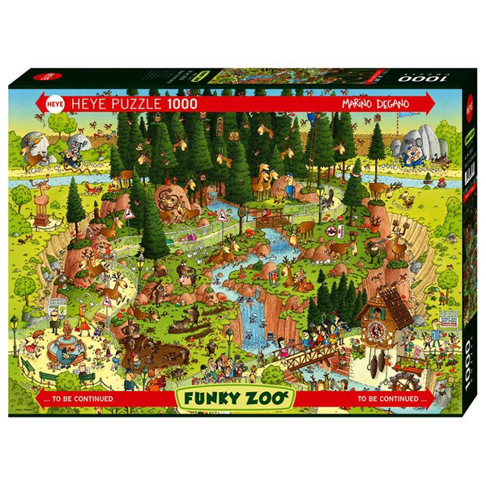 Heye Funky Zoo Puzzle 1000 Teile