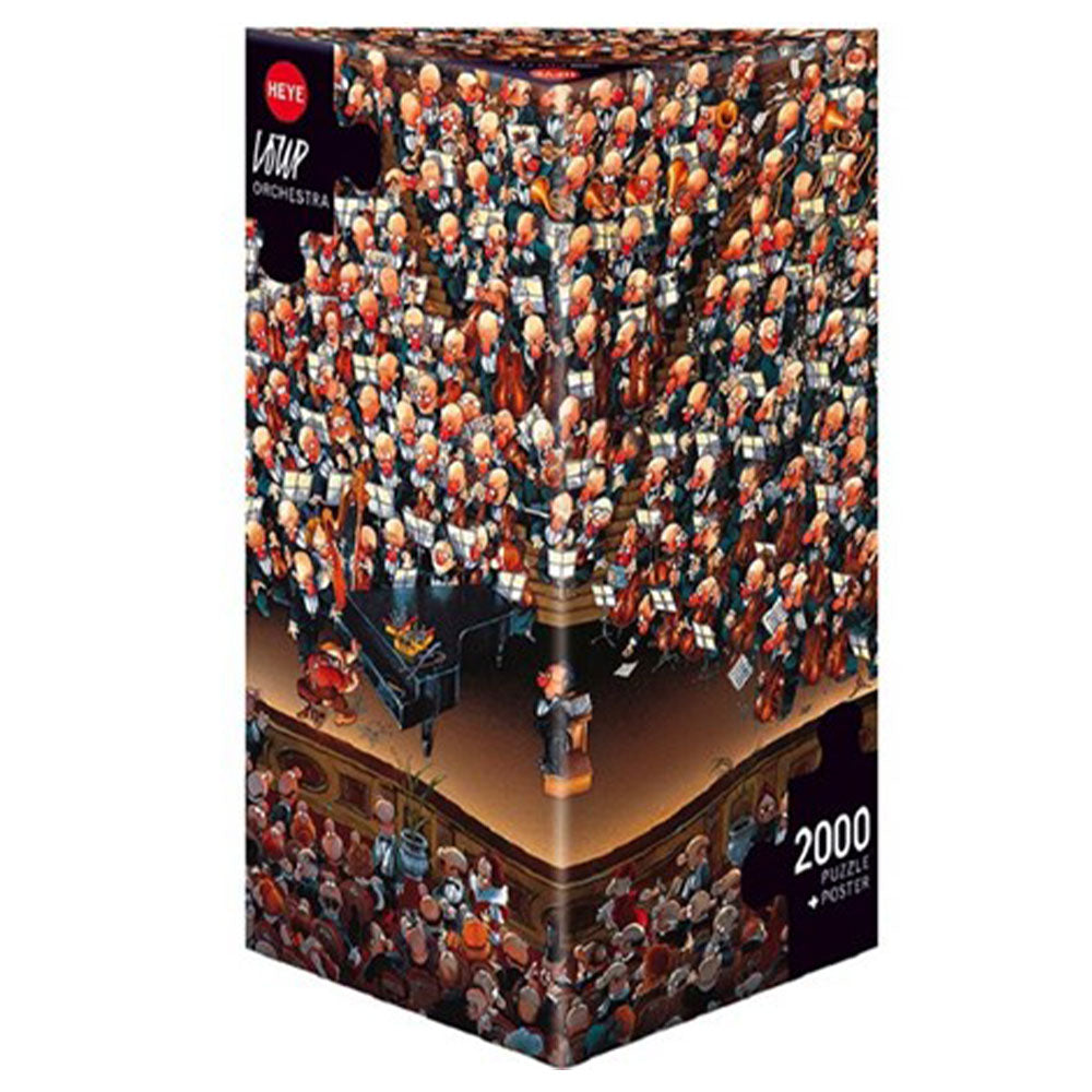 Heye Dreieckiges Loup-Puzzle 2000 Teile