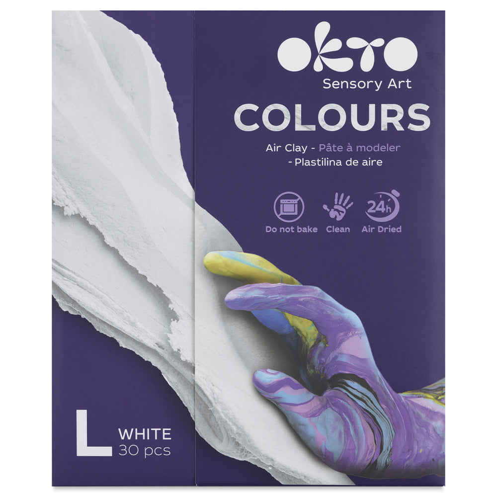 Sensory Art Air Clay Colours L 30pcs