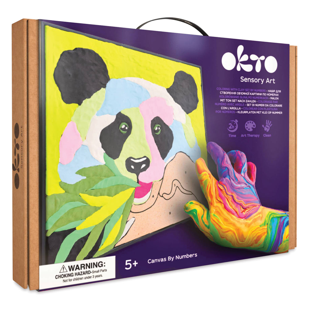 Paints By Number with Clay Kit