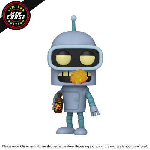 Futurama Bender US Exclusive Pop! Vinyl Chase Ships 1 in 6