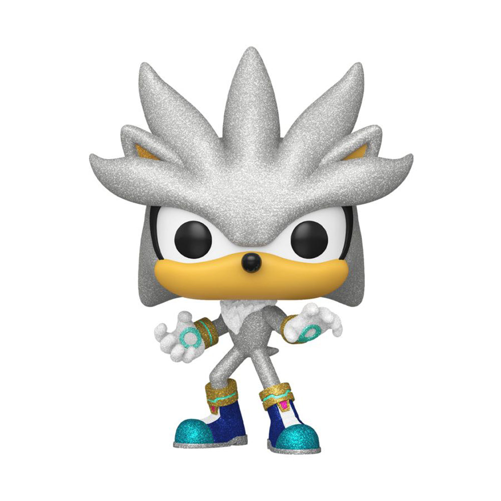 Sonic The Hedgehog Silver US Diamond Glitter Pop! Vinyl