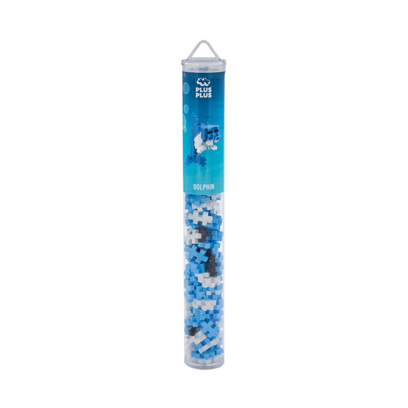 Plus-Plus Dolphin Building Blocks Tube 100pcs