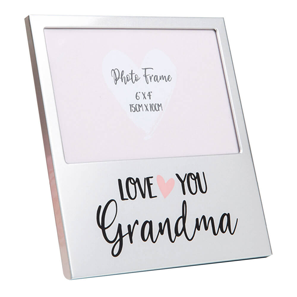 Mothers Day Gifts „Love You“-Fotorahmen aus Aluminium