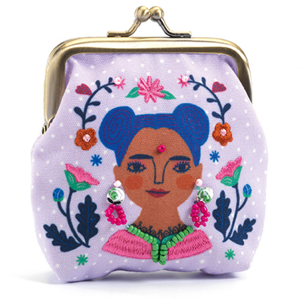 Djeco encantador bolso con cierre de metal retro