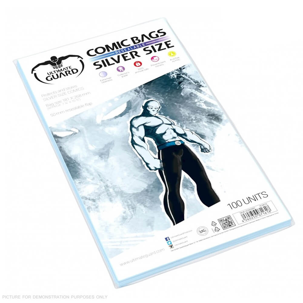 Sacos de quadrinhos de guarda melhor que são vedáveis 100pk