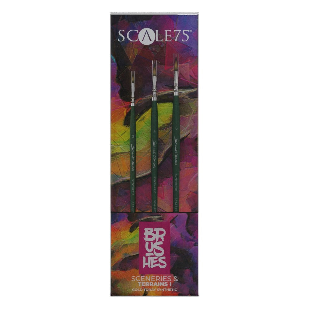 Scale 75 Sceneries and Terrains I Brushes (Pack of 3)