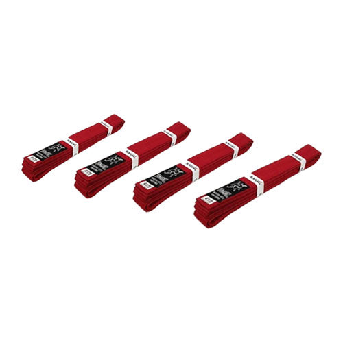 Yamasaki Deluxe Coloured Martial Arts Belts (Red)