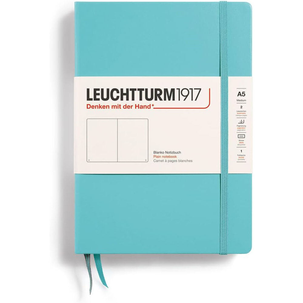 Leuchtturm Hardcover Plain Notebook A5(青)