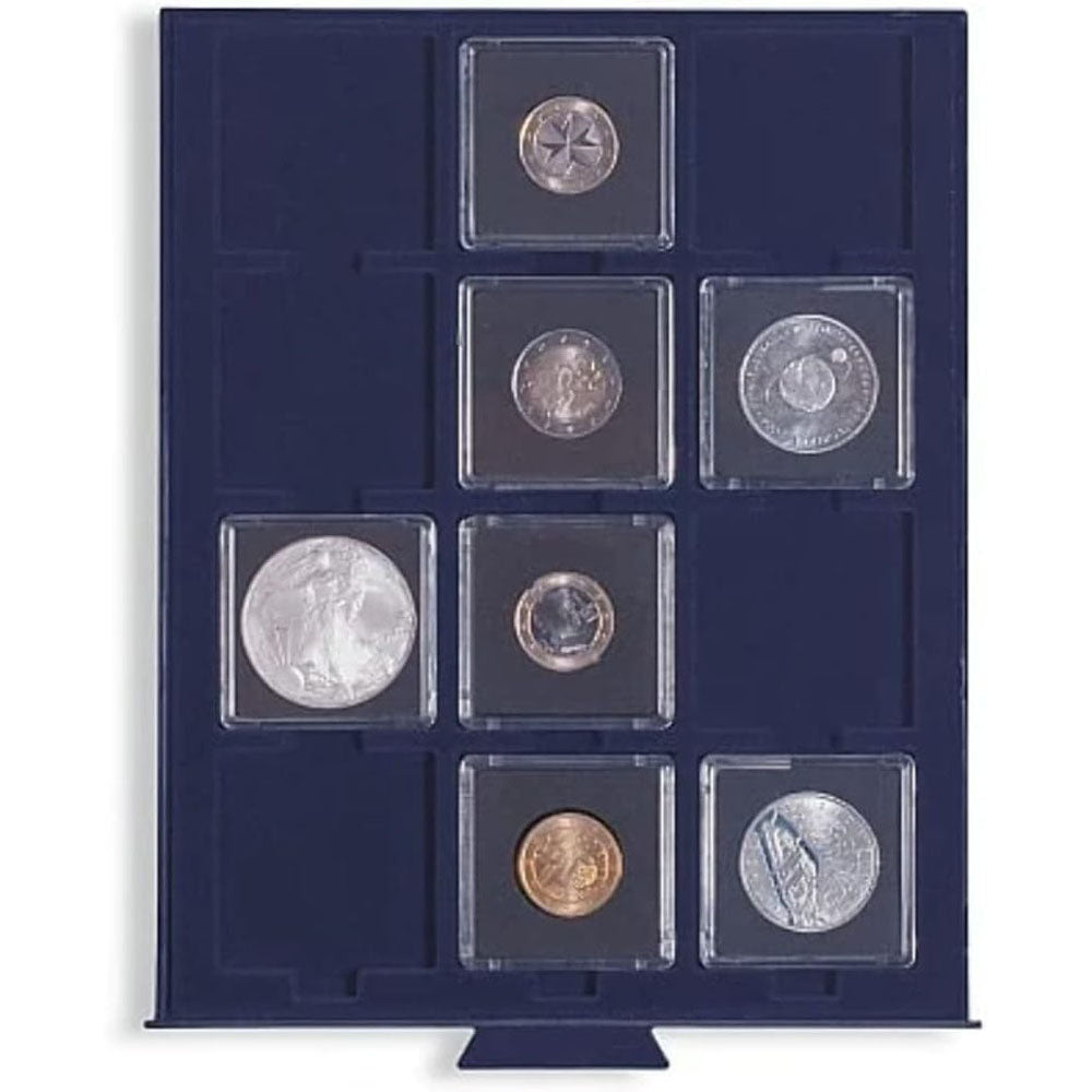 leuchtturm正方形のスマートコインボックス(青)