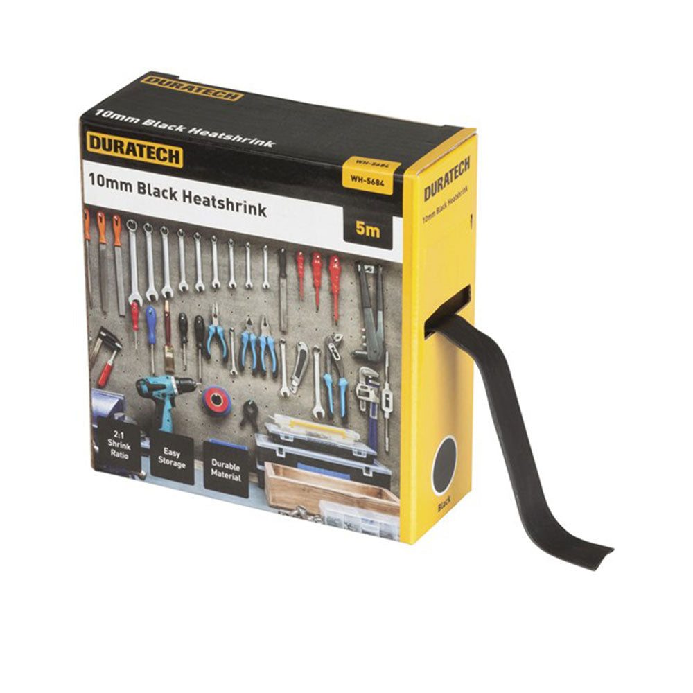 2:1 Schrumpfschlauch 5 m (Schwarz)