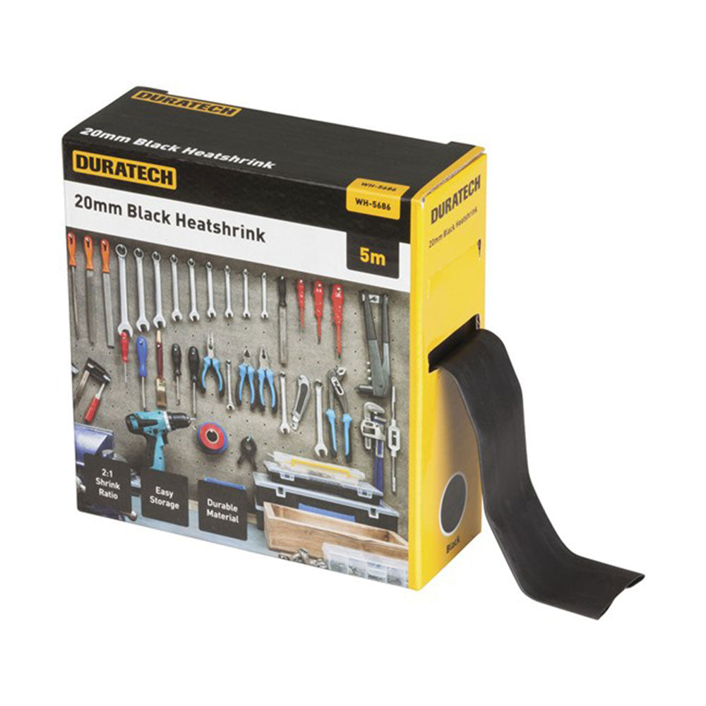 2:1 Schrumpfschlauch 5 m (Schwarz)