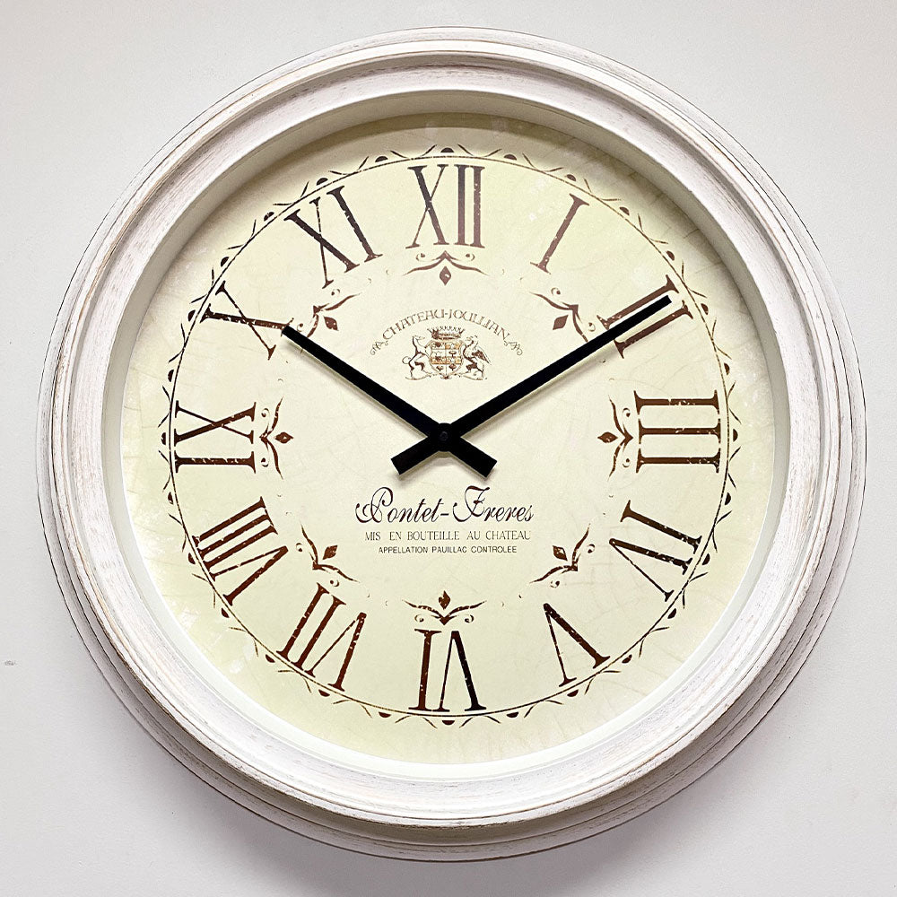 Große, elegante Wanduhr im Home-Stil, 61 cm