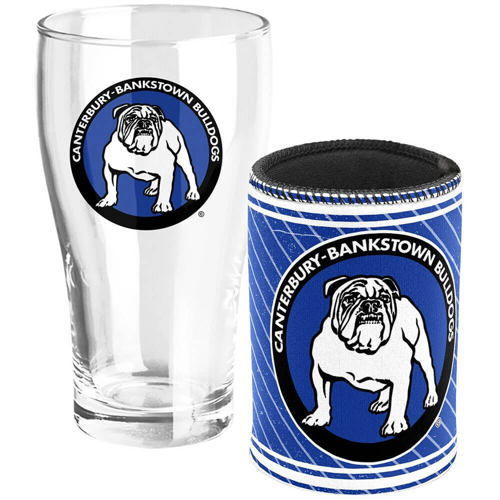 NRL Heritage Pint-Glas und Dosenkühler