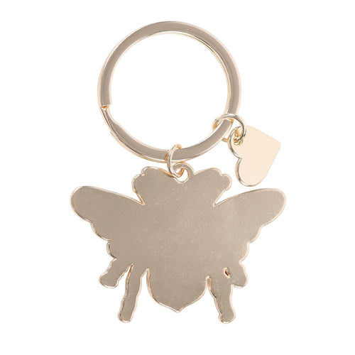 Queen Bee Enamel Keyring