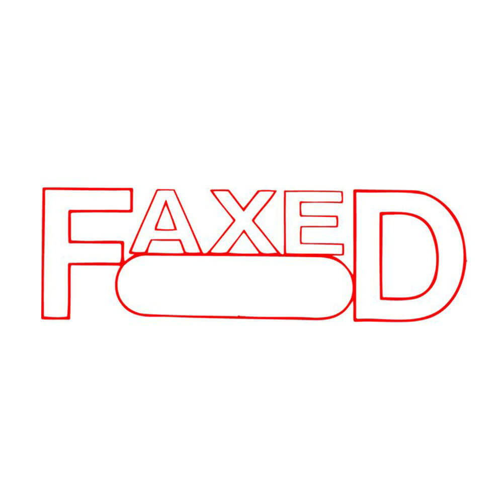 Selbstfärbender Nachrichtenstempel von X-Stamper