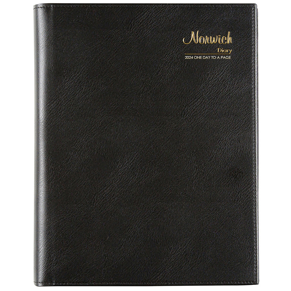 Cumberland Norwich Quarto 2024 Diary (Black)