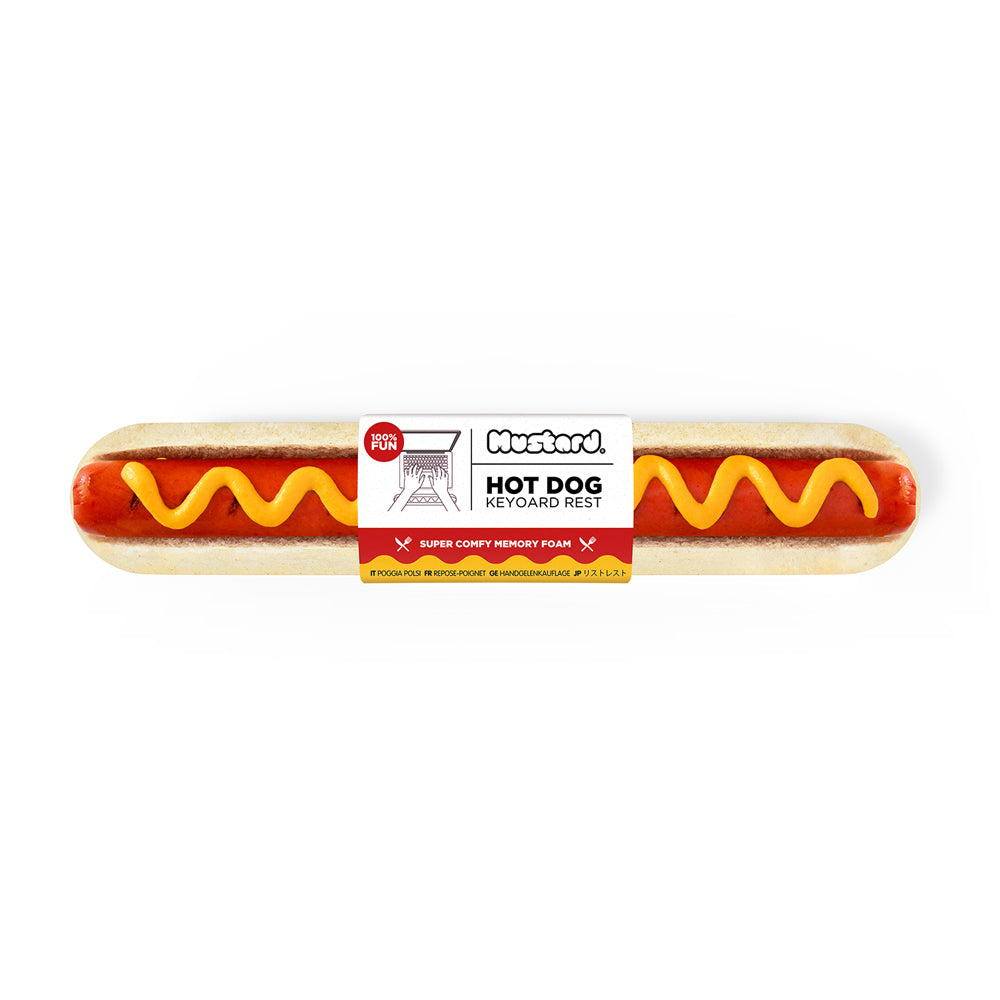 Memory Foam Hot Dog Keyboard Rest
