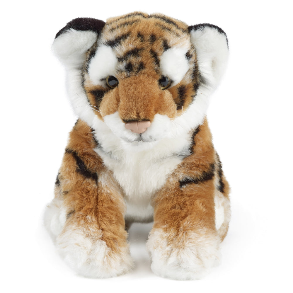 Living Nature Tiger Sitting Plush Toy