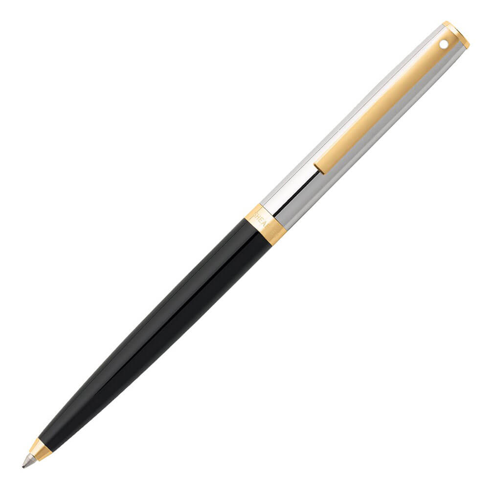 Sagaris Stift mit schwarzem/chromem/goldenem Rand