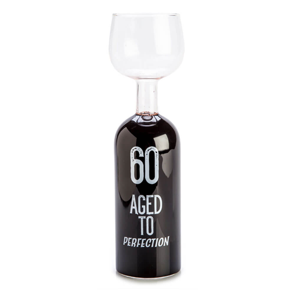 Grattis på födelsedagen vinflaskglas