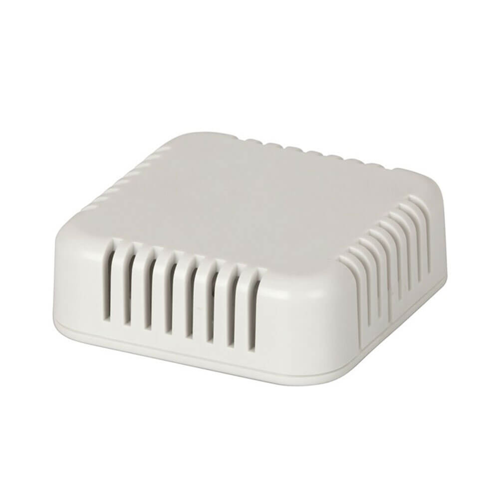 Grauer, belüfteter Abs-Gehäusekasten