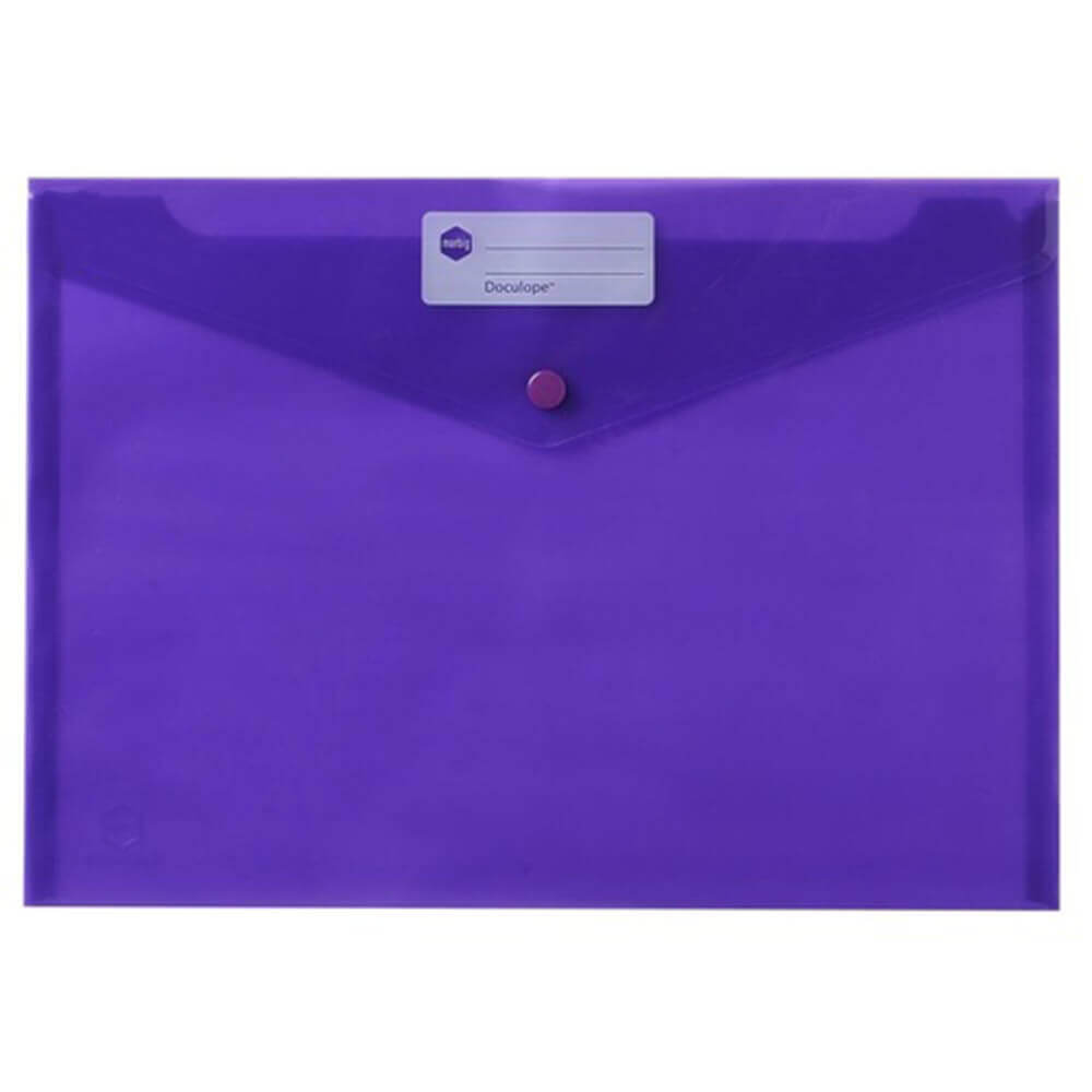 Marbigボタン閉鎖ドキュメントウォレット(A4)