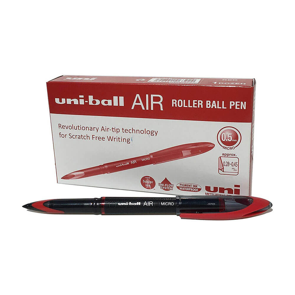 Uni Air Liquid Ink Micro-Tintenroller, 0,5 mm, 12 Stück