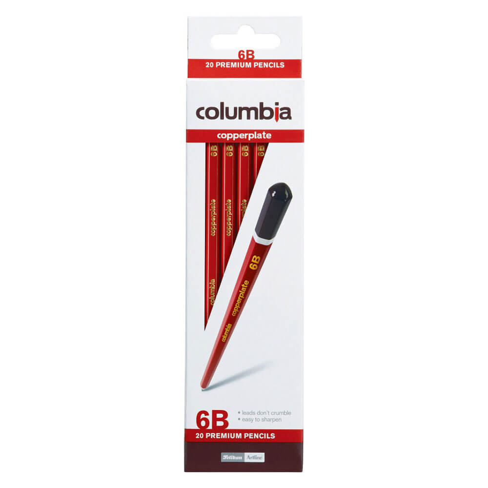 Columbia Copperplate Premium Bleistifte (Box mit 20 Stück)