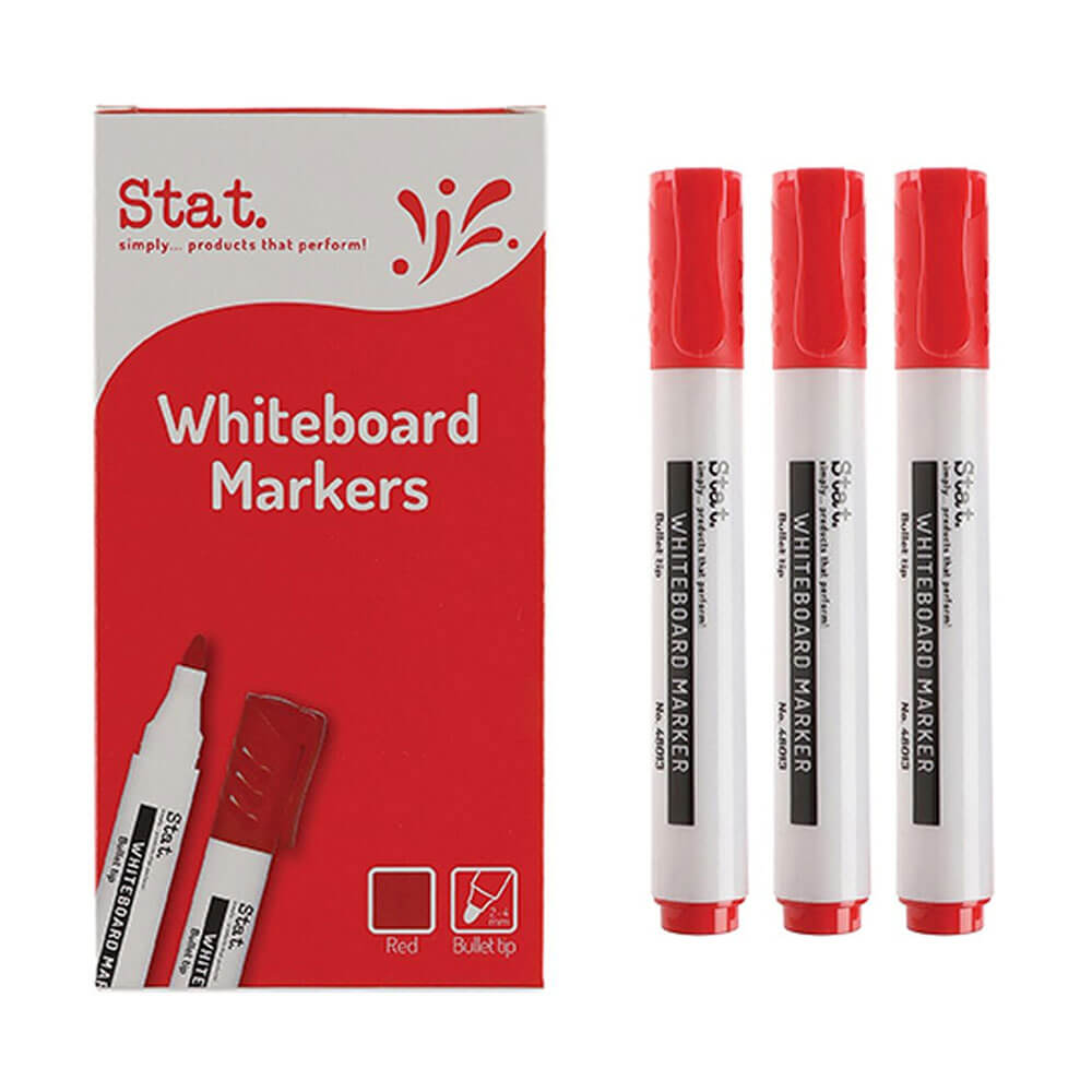 Stat Whiteboard-Marker mit runder Spitze, 2,0 mm (12er-Box)