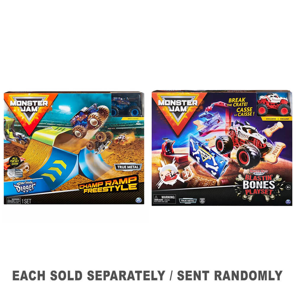 Monster Jam 1:64 Stunt Playset (1pc tilfeldig stil)
