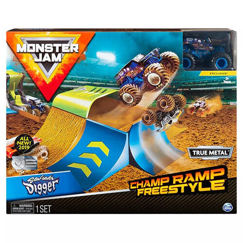 Monster Jam 1:64 Stunt Playset (1pc tilfeldig stil)