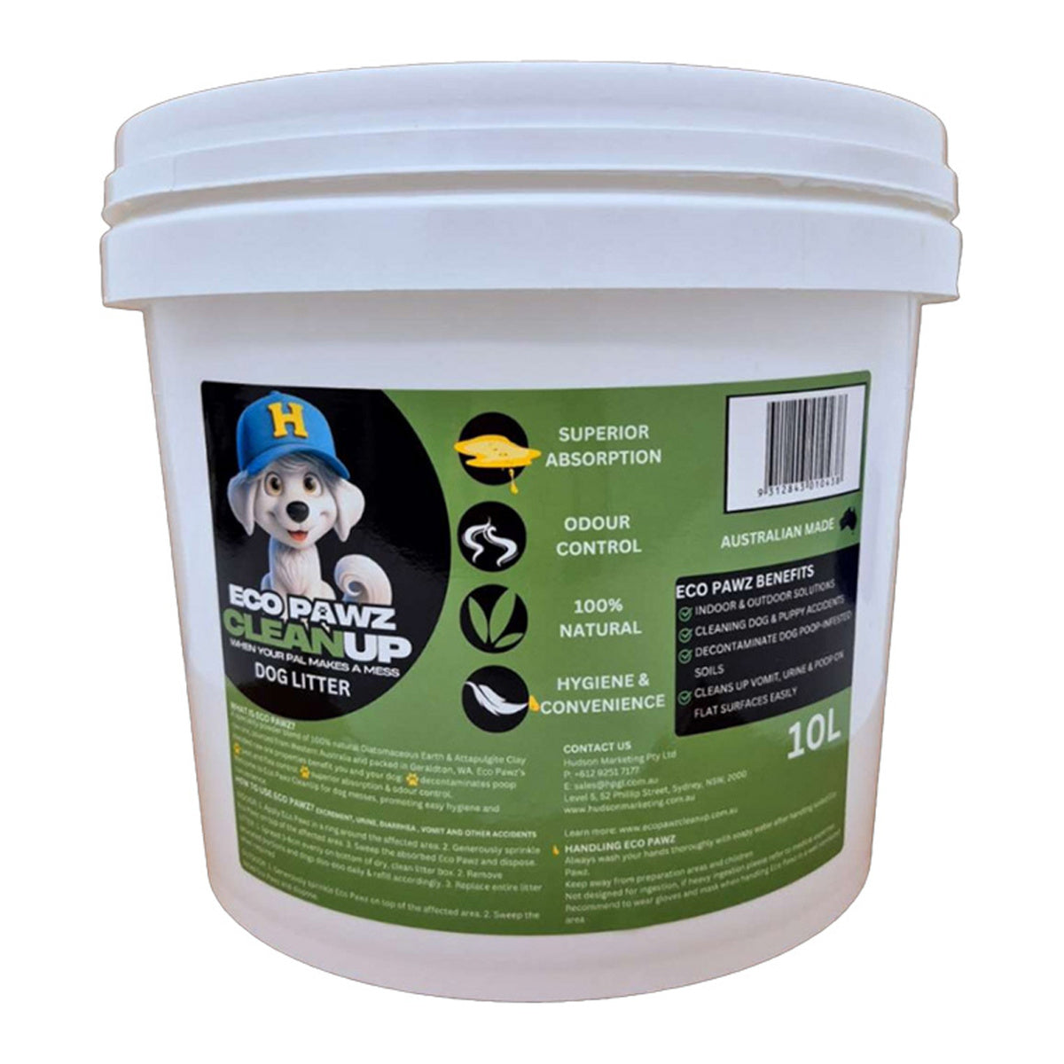 ECO Pawz Clean Up Tub 10L