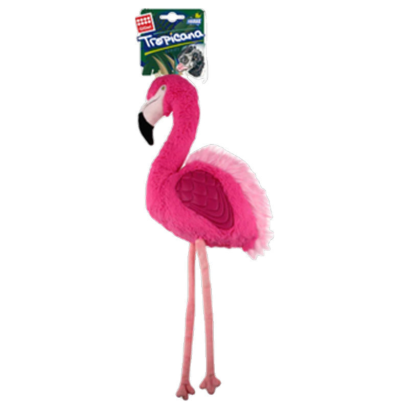 Gigwi Tropicana Flamingo Dog Toy