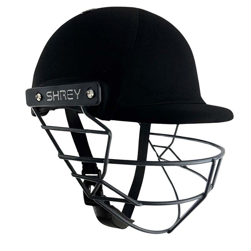Shrey Junior Performance Wicket Keeping Helmet 2.0 (Steel Black)