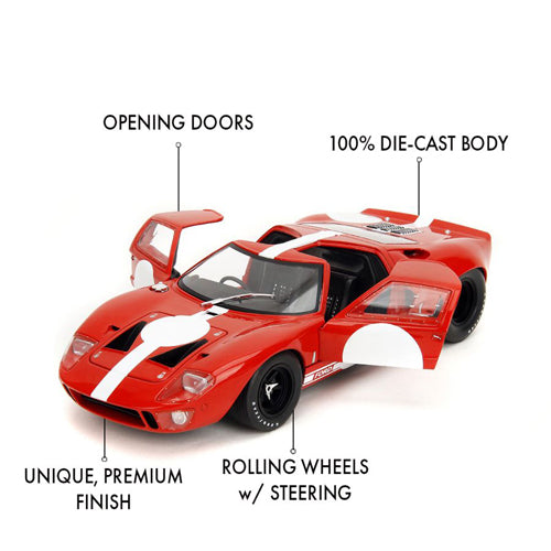 Pink Slips Ford GT40 Mk1 1:18 Scale Diecast Vehicle