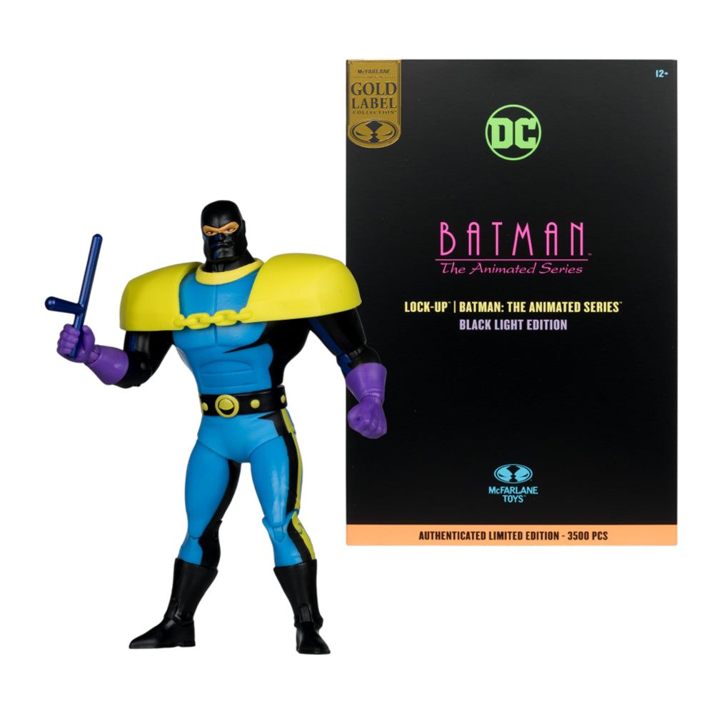 Lock-Up Batman Animated Series Black Light Gold Label Figure