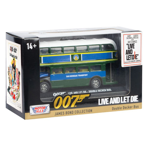 James Bond Collection Double Decker Bus 5" Diecast Vehicle