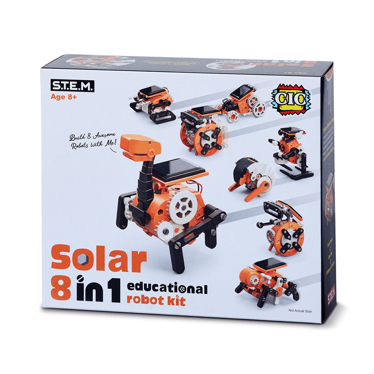 Johnco 8 in 1 Solar Educational Robot Kit