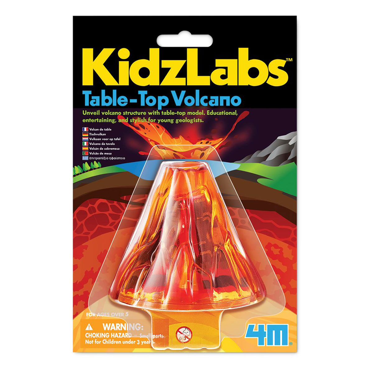 4M KidzLabs Table-Top Volcano Kit