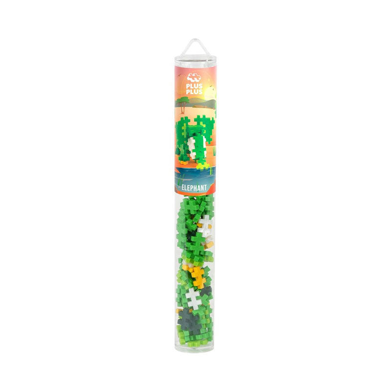 Plus-Plus Elephant Building Blocks Tube 100pcs