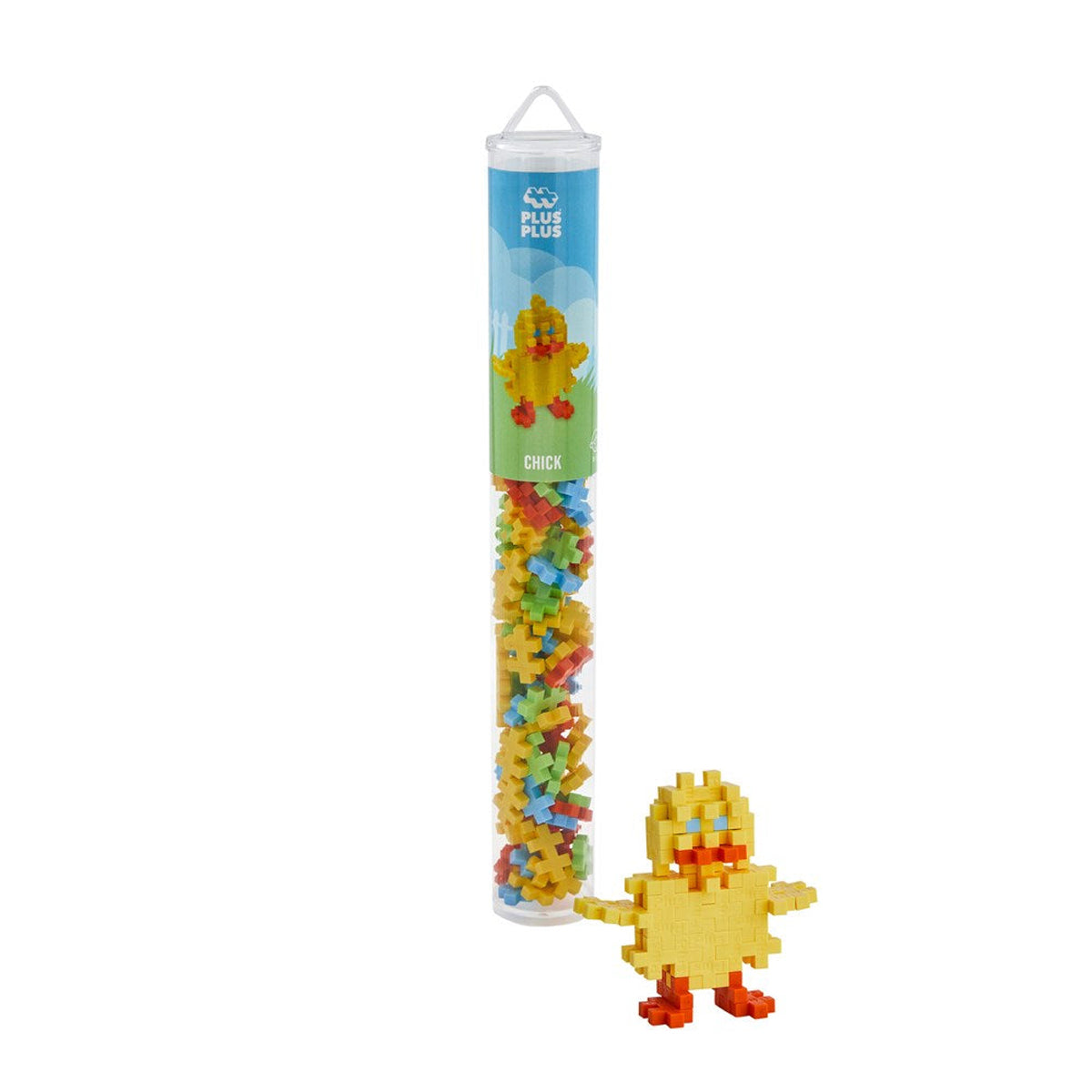 Plus-Plus Chick Building Blocks Tube 100pcs