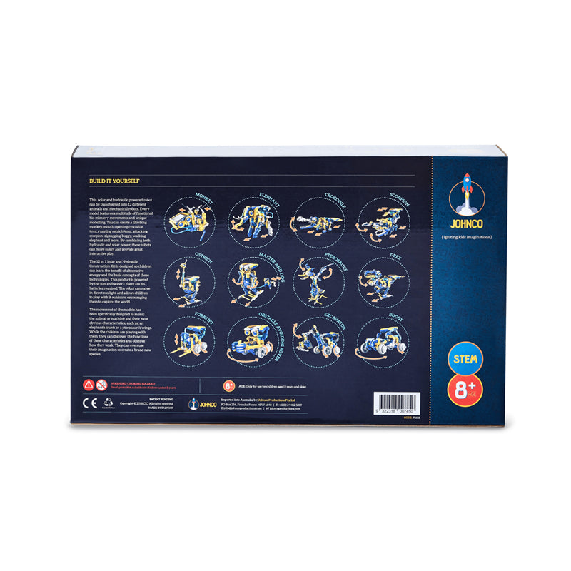 Johnco 12 in 1 Solar and Hydraulic Construction Kit