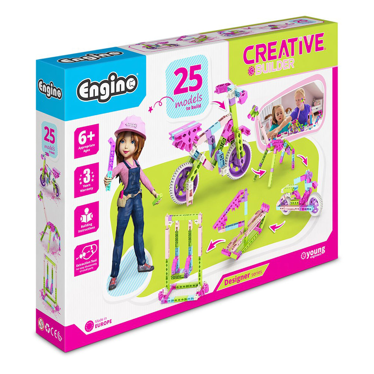 Engino Creative Builder Designer Set (25 Models)