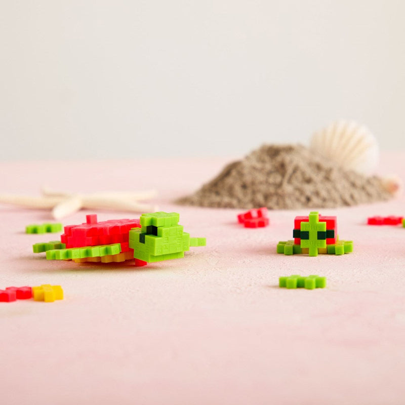 Plus-Plus Sea Turtle Building Blocks Tube 100pcs