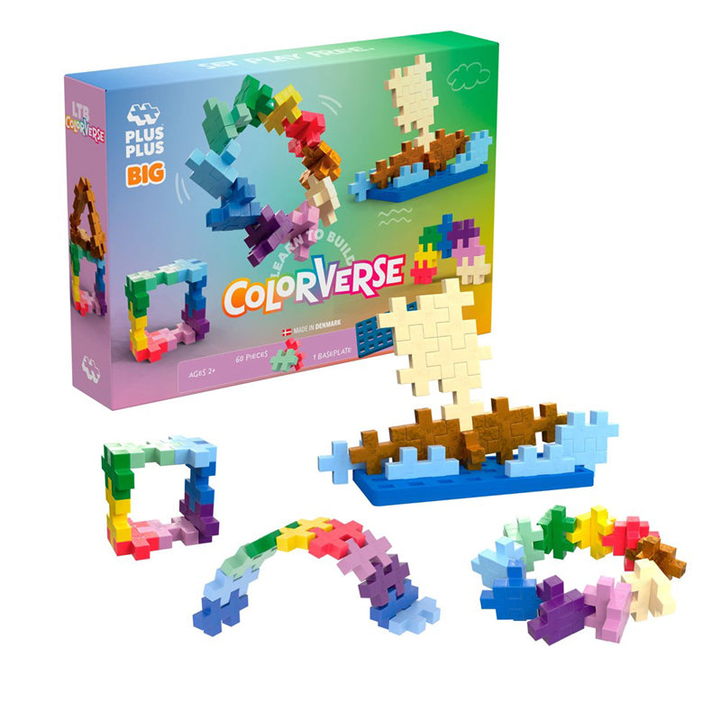 Plus-Plus BIG Learn to Build Colorverse Building Blocks